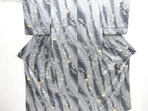 薔薇模様小紋着物